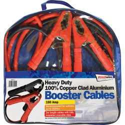 Aluminium Booster Cable with Insulated Crocodile Clips
