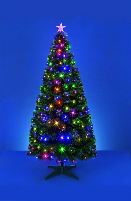 Green LED Tree With White Lights