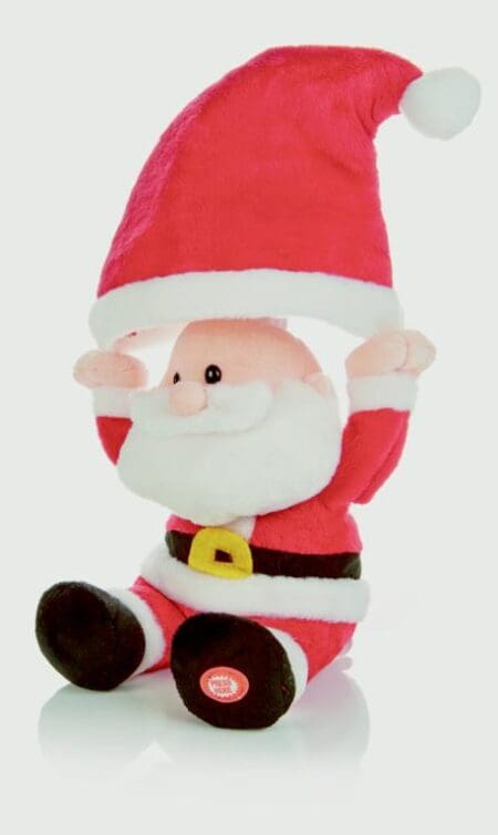 Animated Singing Santa