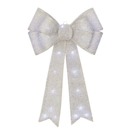 Fabric Bow Battery Operated