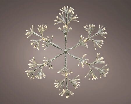 192 LED Metal Frame Light Snowflake