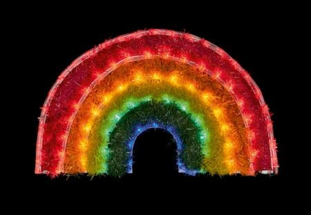 Tinsel Rope Light Rainbow