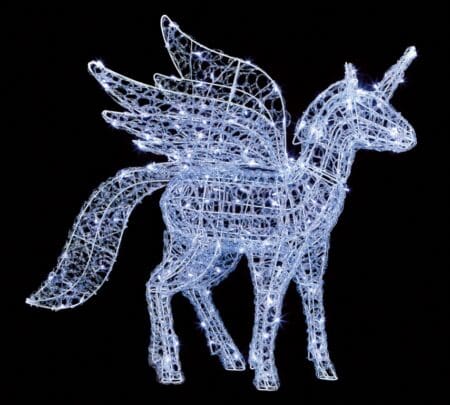 200 LED Soft Acrylic Pegasus White