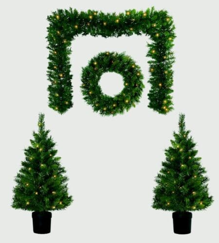 Christmas Door Set Tree