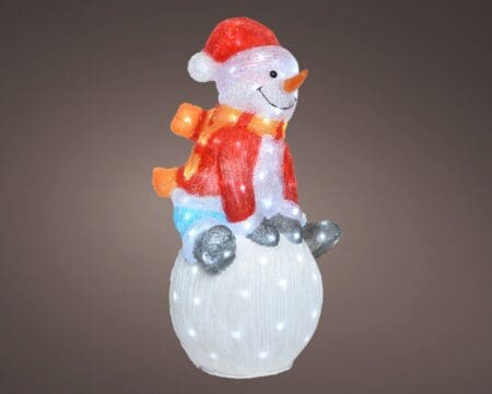 100 LED Snowman