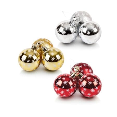 60mm Multi Star Bauble Cluster