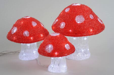 LED Outdoor Acrylic Mushroom